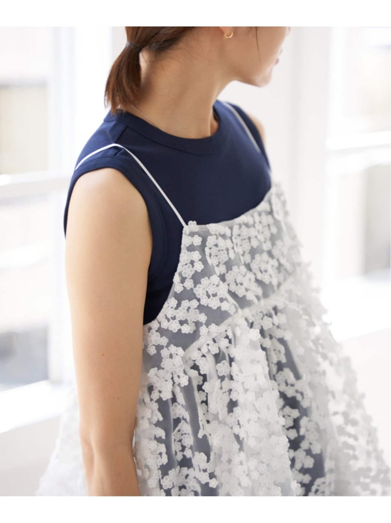 楽天市場】フラワーエンブロイダリー キャミソール IENA イエナ