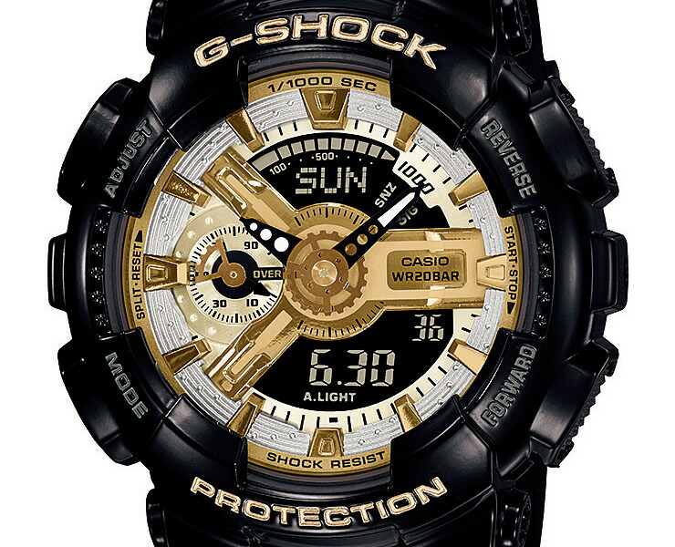 楽天市場】WEB限定 CASIO G-SHOCK ミッドサイズ ブラック＆ゴールド