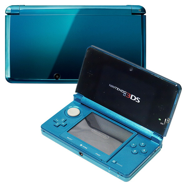 中古ニンテンドー3DS ニンテンドー3DS アクアブルー M888 アクアブルー