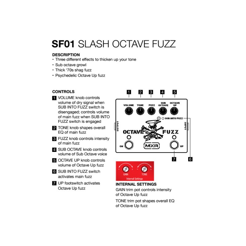 楽天市場】翌日配達 SF01 [Slash Octave Fuzz] MXR (新品) : イケベ