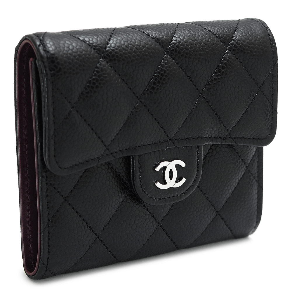 楽天市場】シャネル 折財布 レディース クラシック スモール フラップ