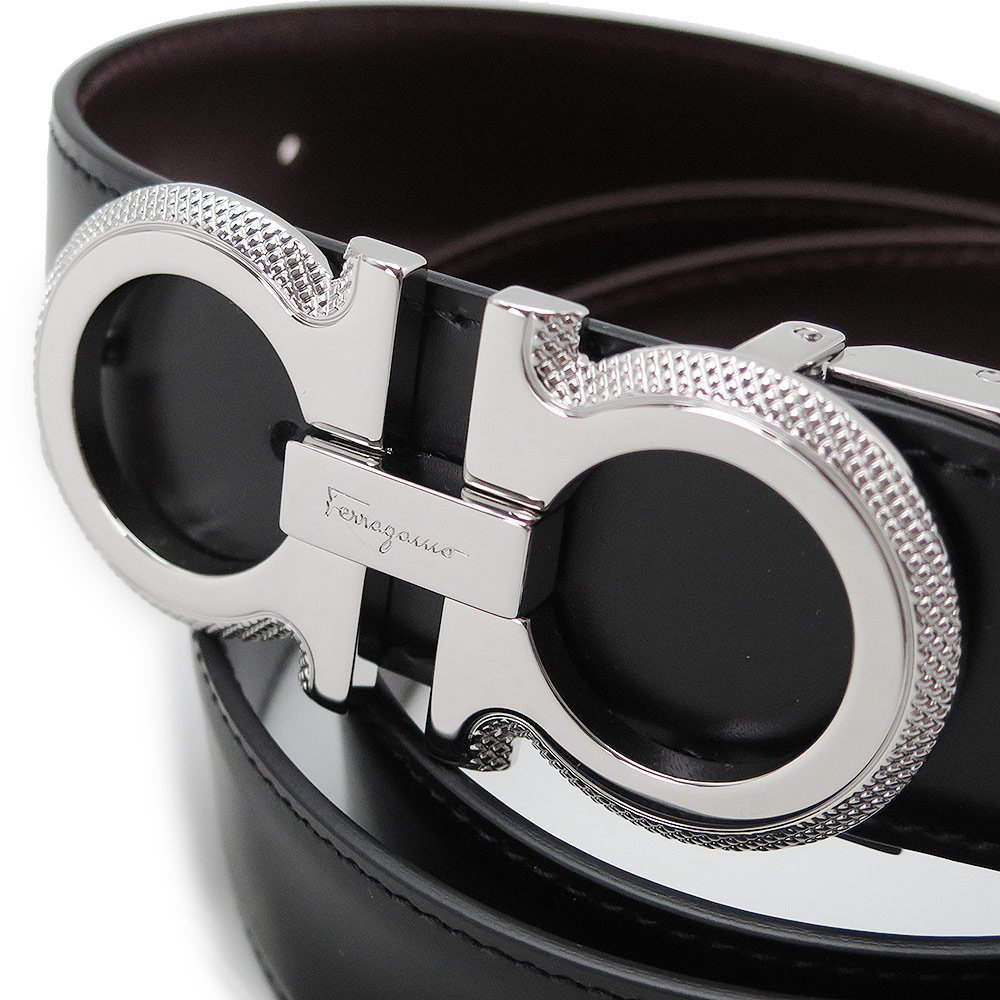 楽天市場】フェラガモ ベルト メンズ リバーシブル ダブル ガンチーニ