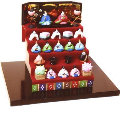 楽天市場】ビリー ドールハウスキット 6622 ミニミニひな人形5段飾り