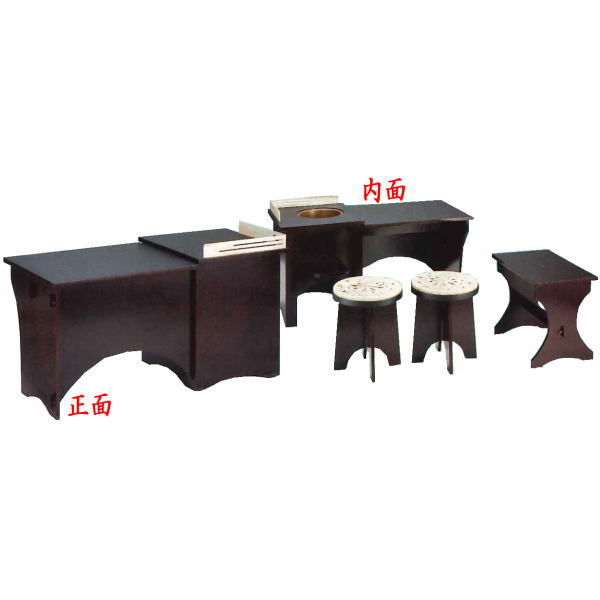 楽天市場】【茶器/茶道具 立礼卓】 立礼卓 布摺 而妙斎好写し （伴東