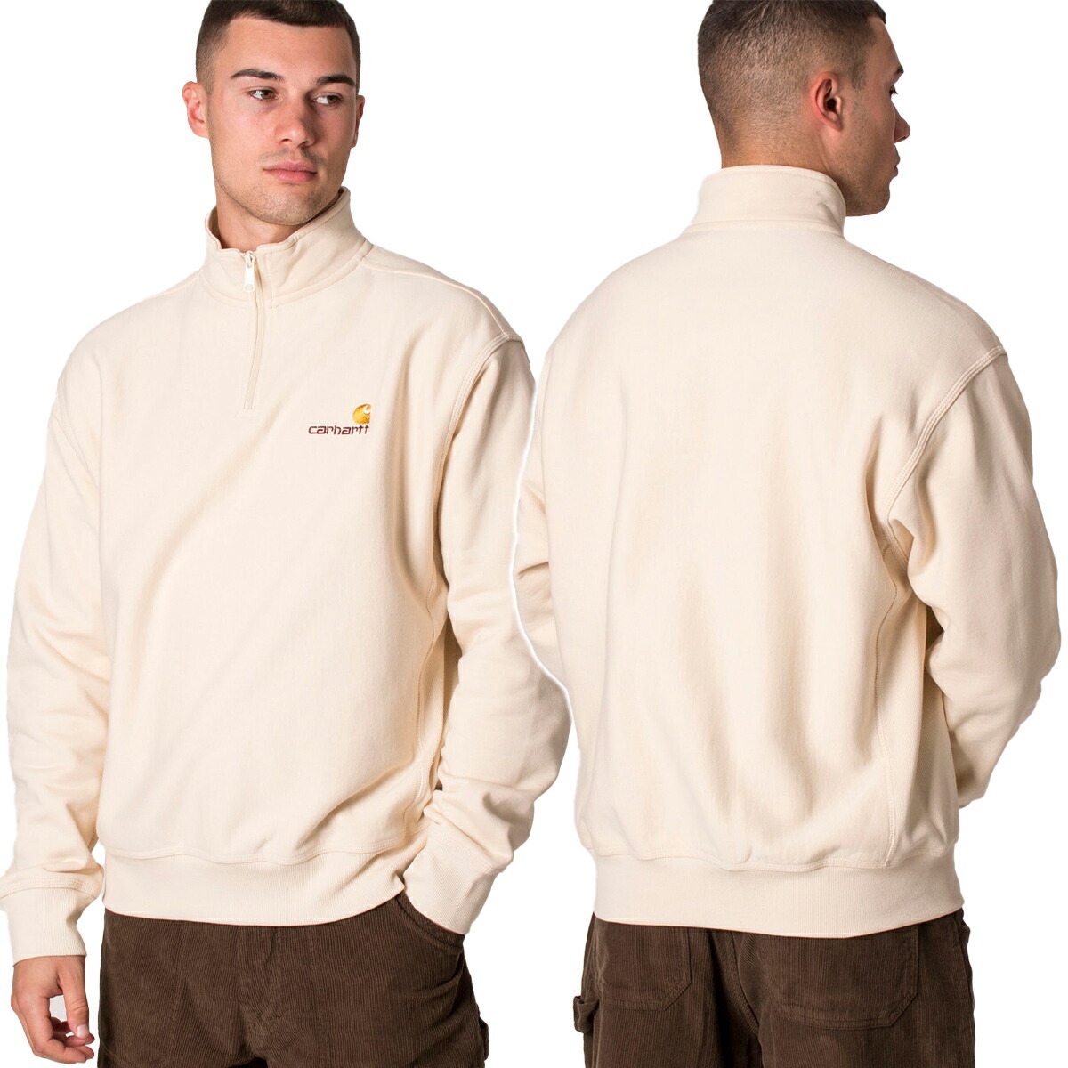 楽天市場】カーハート ハーフジップ スウェット Carhartt WIP Half Zip
