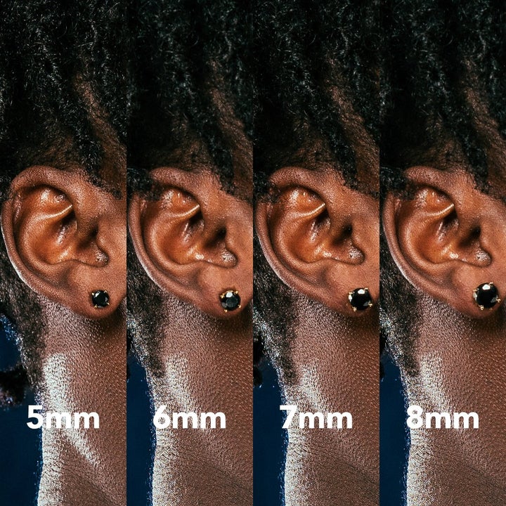 楽天市場】KING ICE キングアイス ピアス 両耳 純金 ONYX BRILLIANT