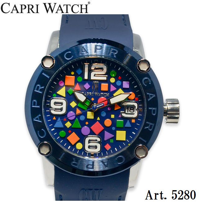 楽天市場】CAPRI WATCH カプリウォッチ Funky Blue 5280 CAPRIWATCH