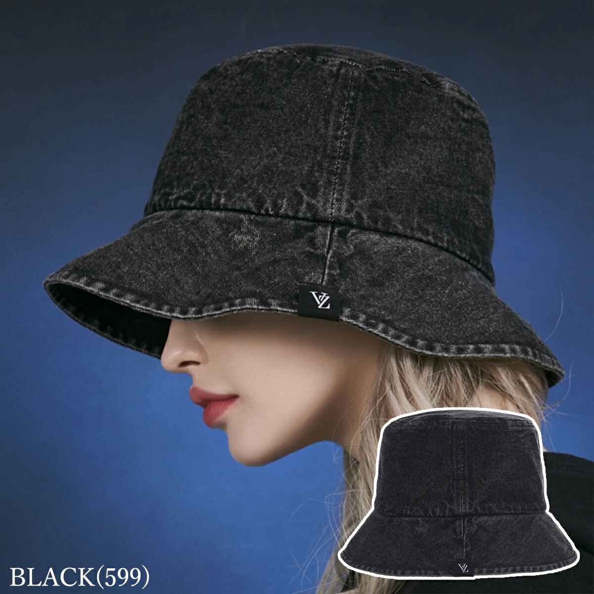 楽天市場】バザール バケットハット VARZAR Stone wash denim bucket