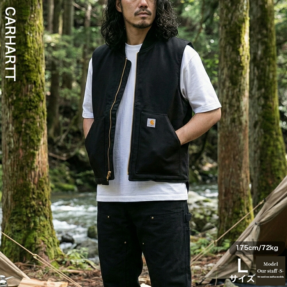 楽天市場】カーハート ベスト Carhartt V01 ダック ワークベスト Duck