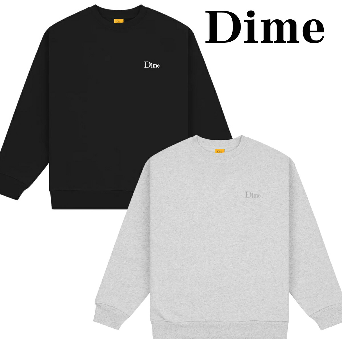 楽天市場】Dime トレーナー ダイム スウェット CLASSIC SMALL LOGO