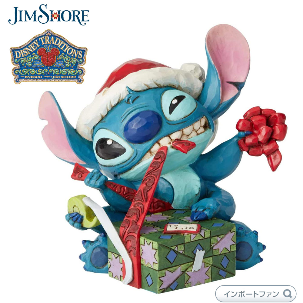 楽天市場】ジムショア サンタ スティッチ プレゼント ラッピング