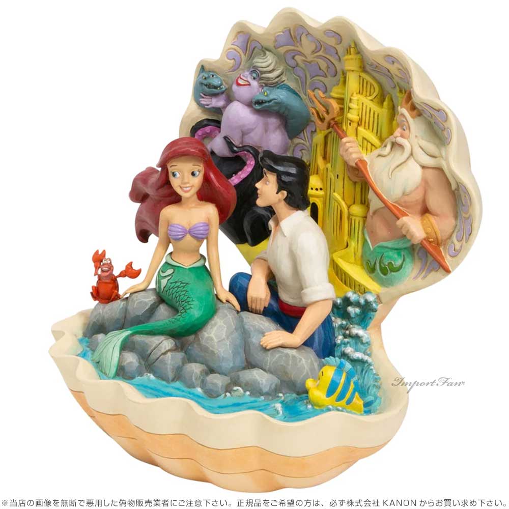 楽天市場】ジムショア リトルマーメイド シーシェル アリエル フランダ