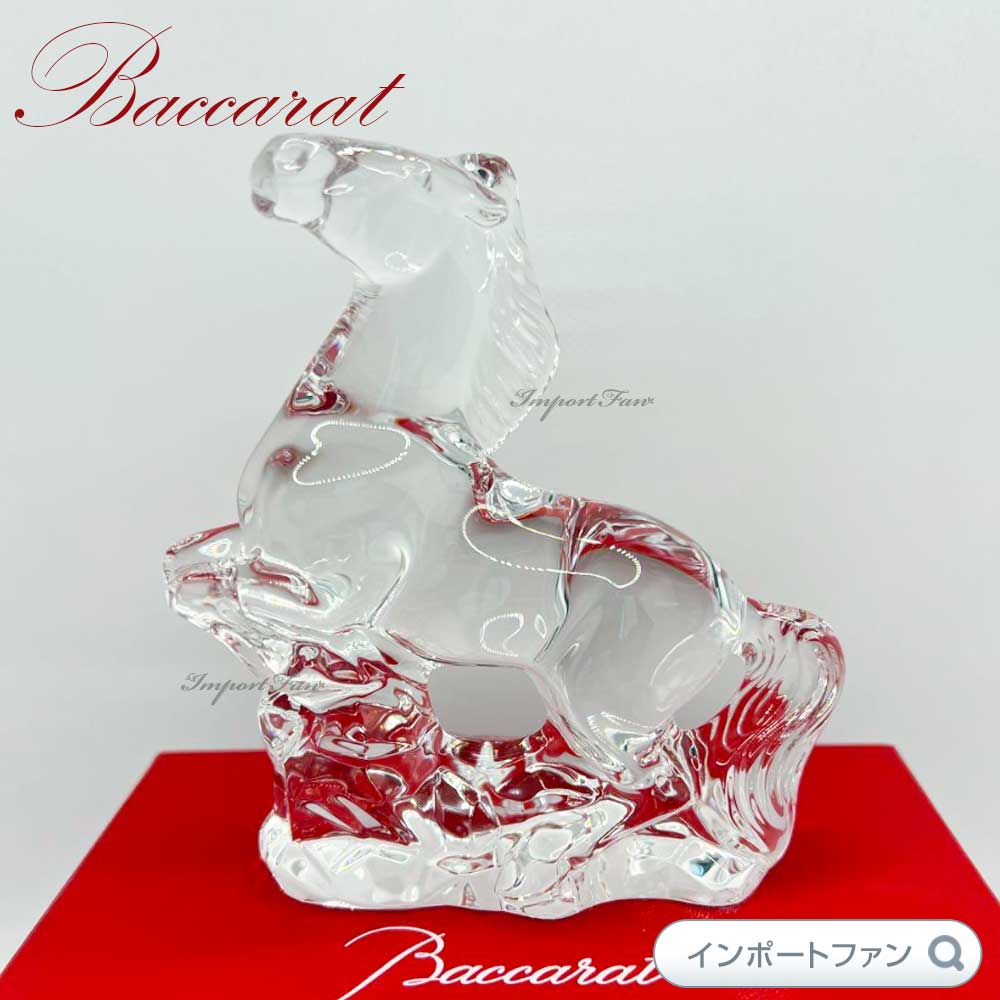Baccarat バカラ ミニマルズ ポニー 馬 クリスタルガラス 置物 バカラ