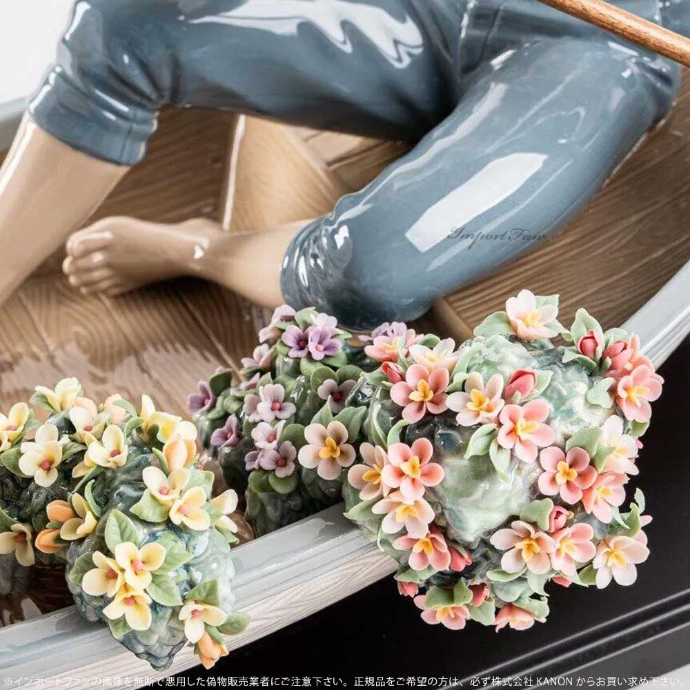 楽天市場】リヤドロ 湖上のロマンス 舟 恋人 世界限定制作3000体 置物