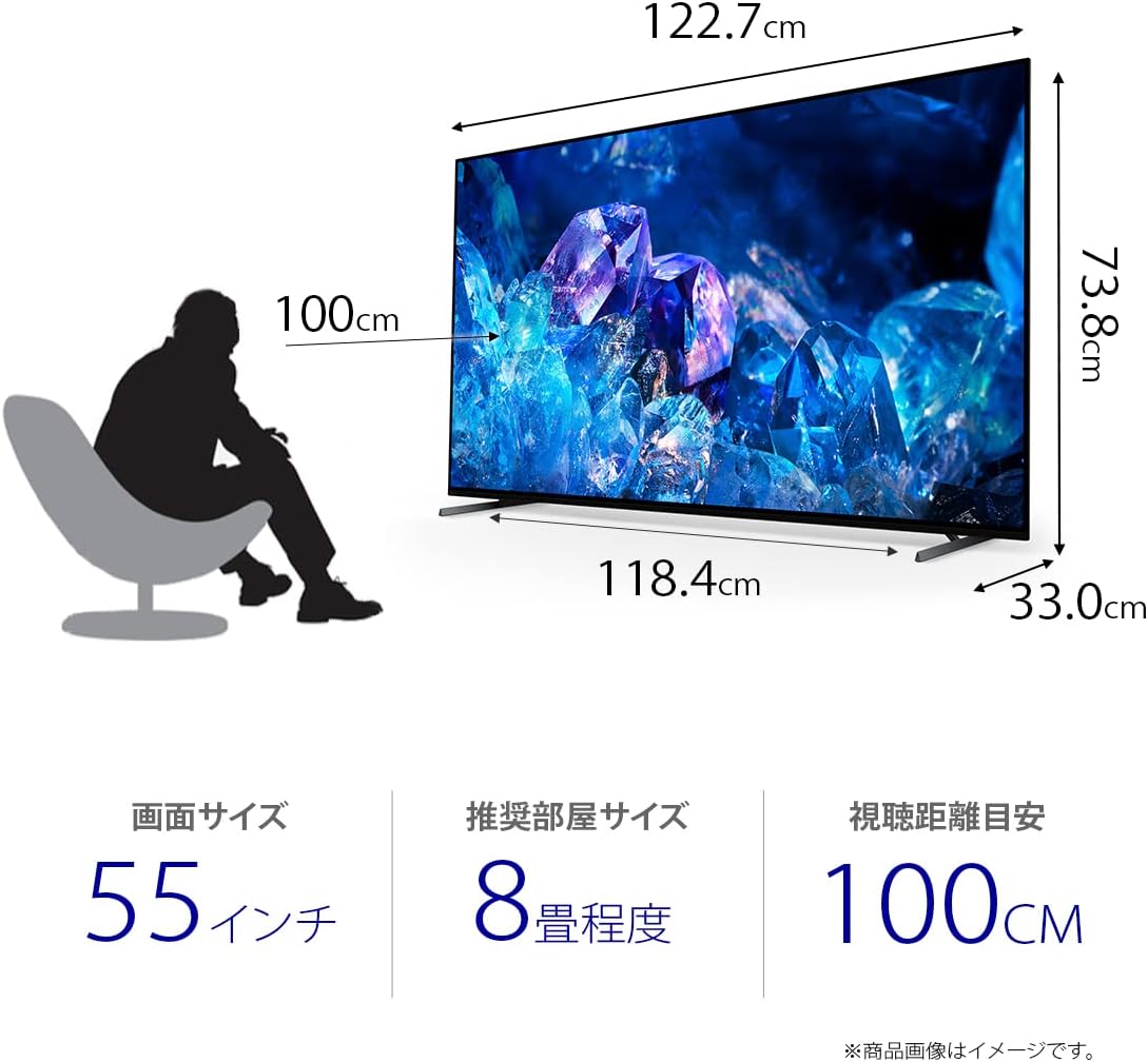 楽天市場】ソニー 55V型 4K 有機EL テレビ ブラビア XRJ-55A80K 送料