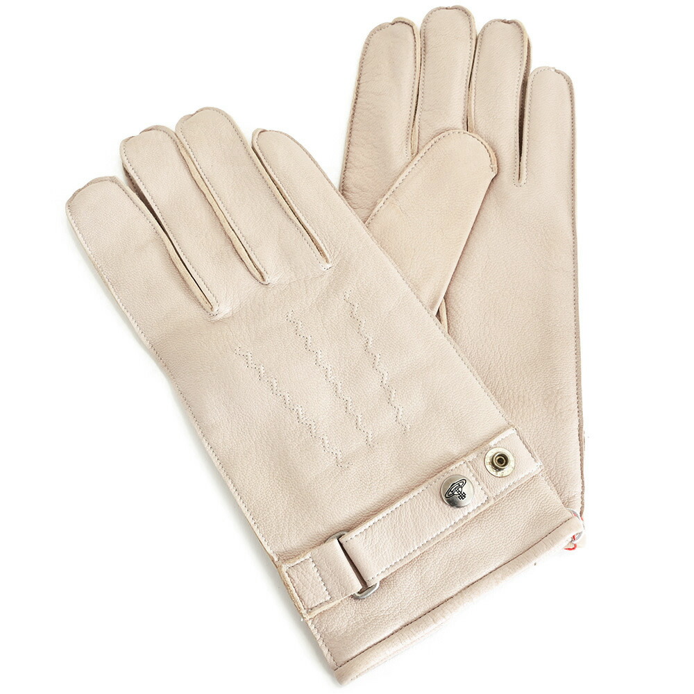 楽天市場】ヴィヴィアンウエストウッドマン 手袋 ベージュ Vivienne