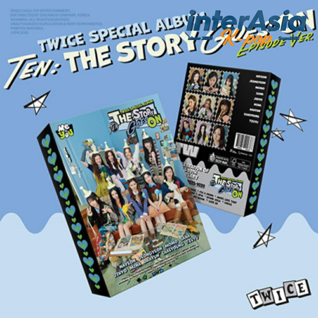 楽天市場】TWICE - SPECIAL ALBUM 「TEN: The Story Goes On
