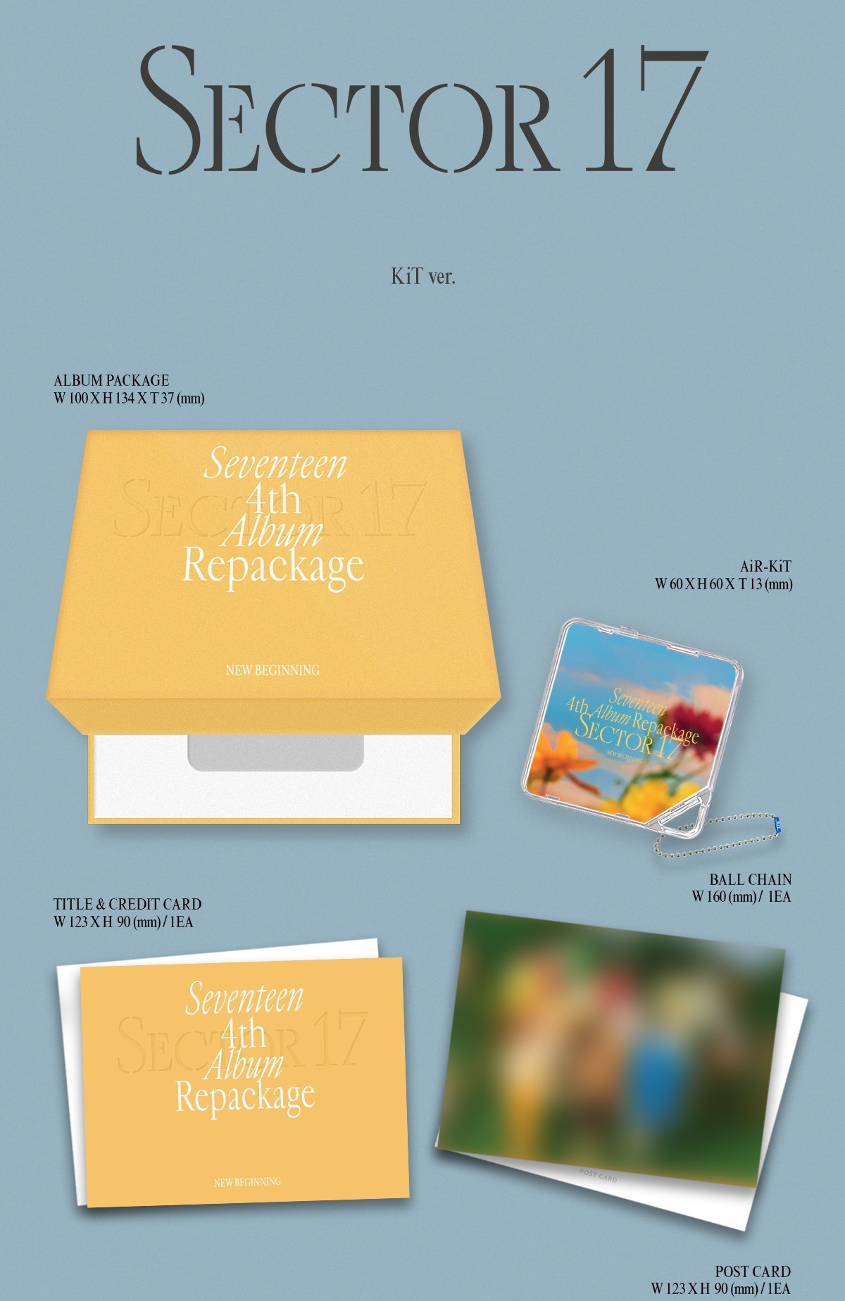 楽天市場】SEVENTEEN - 4th Album Repackage 「SECTOR 17」 (KiT ver