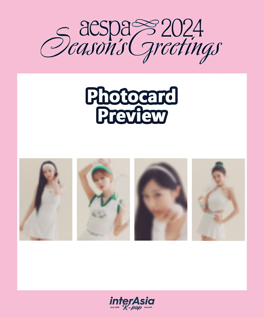 楽天市場】☆店舗特典付き☆ aespa 2024 SEASON'S GREETINGS エスパ