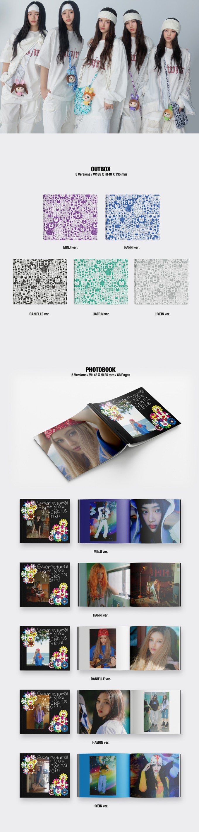 楽天市場】☆Weverse特典☆5種セット☆ NewJeans - 「Supernatural