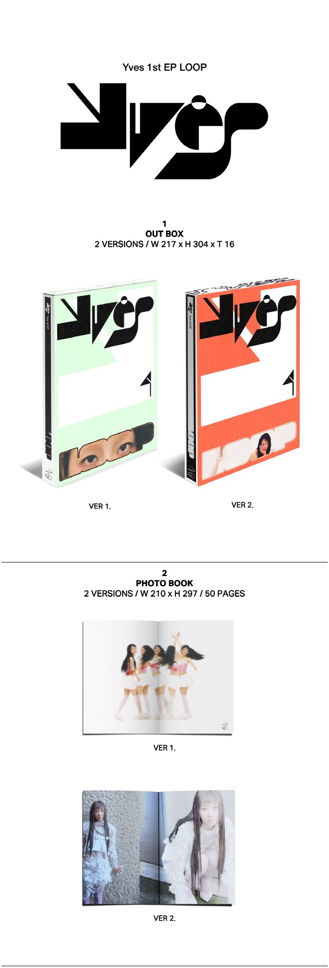 楽天市場】Yves - 1st EP 「LOOP」 イブ ソロアルバム 元今月の少女
