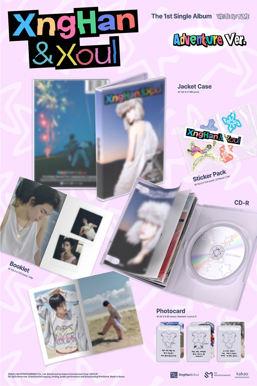 楽天市場】XngHan&Xoul - The 1st Single 「Waste No Time