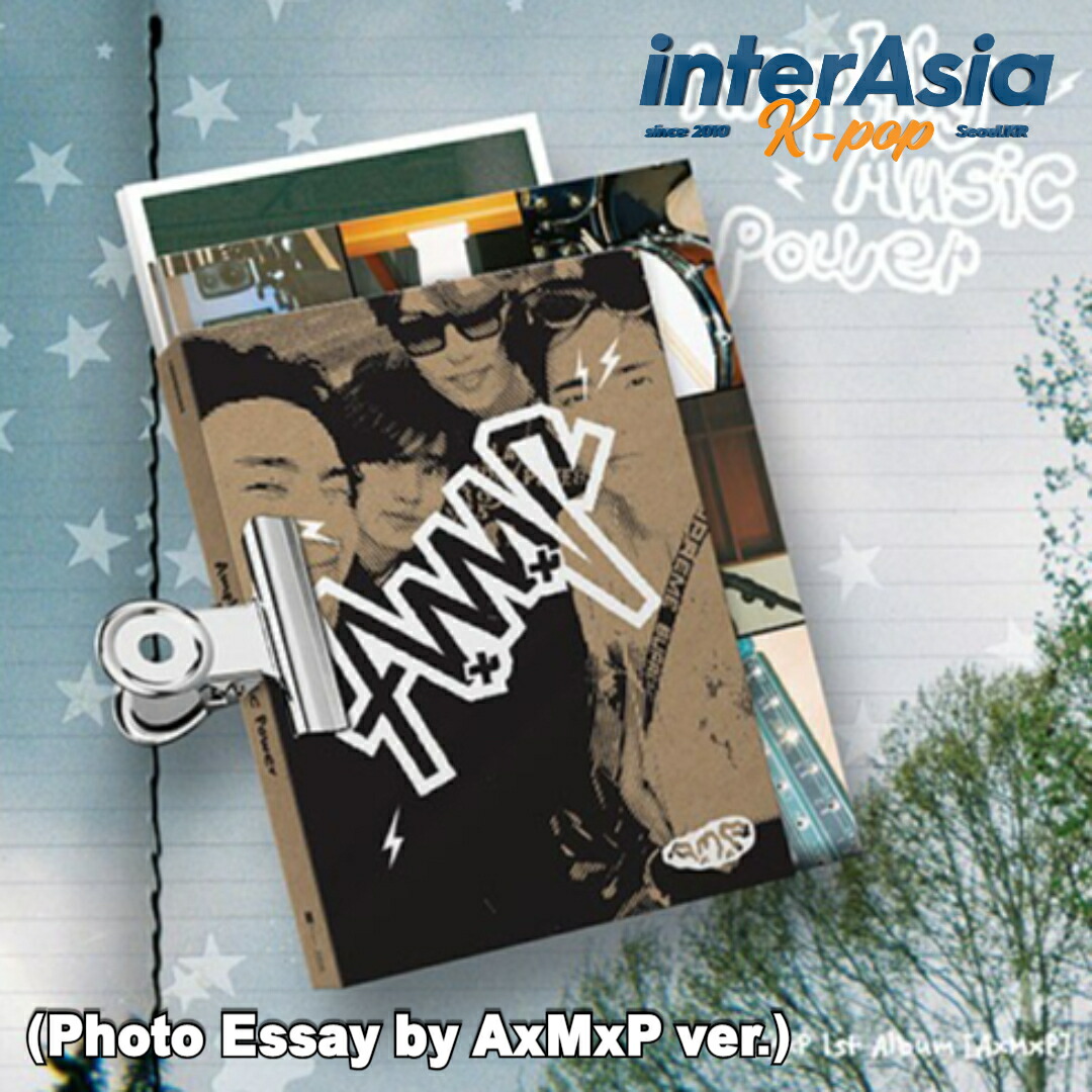 楽天市場】AxMxP - 1ST ALBUM 「AXMXP」 (Photo Essay by AxMxP ver