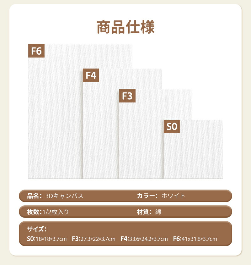 楽天市場】新品入荷☆3Dキャンバス 3Dキャンバスボード 1｜2枚セット