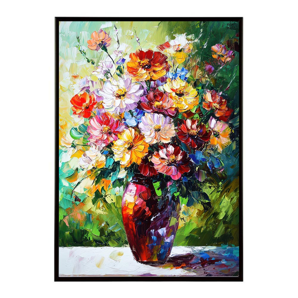 楽天市場】アーティスティックフラワー ポスター 絵画 絵 油絵 アート