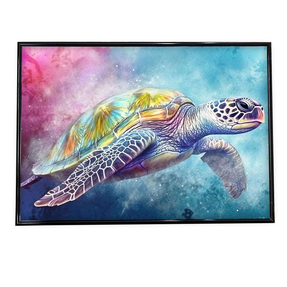 楽天市場】レインボー ウミガメ 風水 運気 縁起物 ポスター 【選べる全