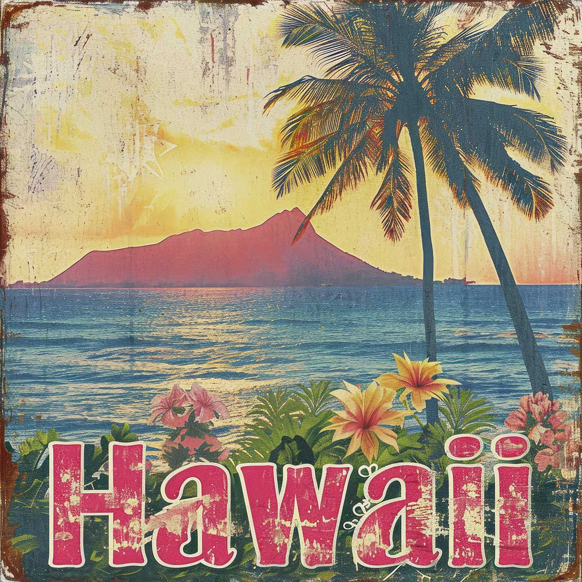 楽天市場】ハワイ ポスター ビンテージの通販