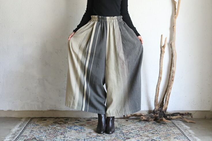 楽天市場】tamaki niime(タマキ ニイメ) 玉木新雌 only one wide pants