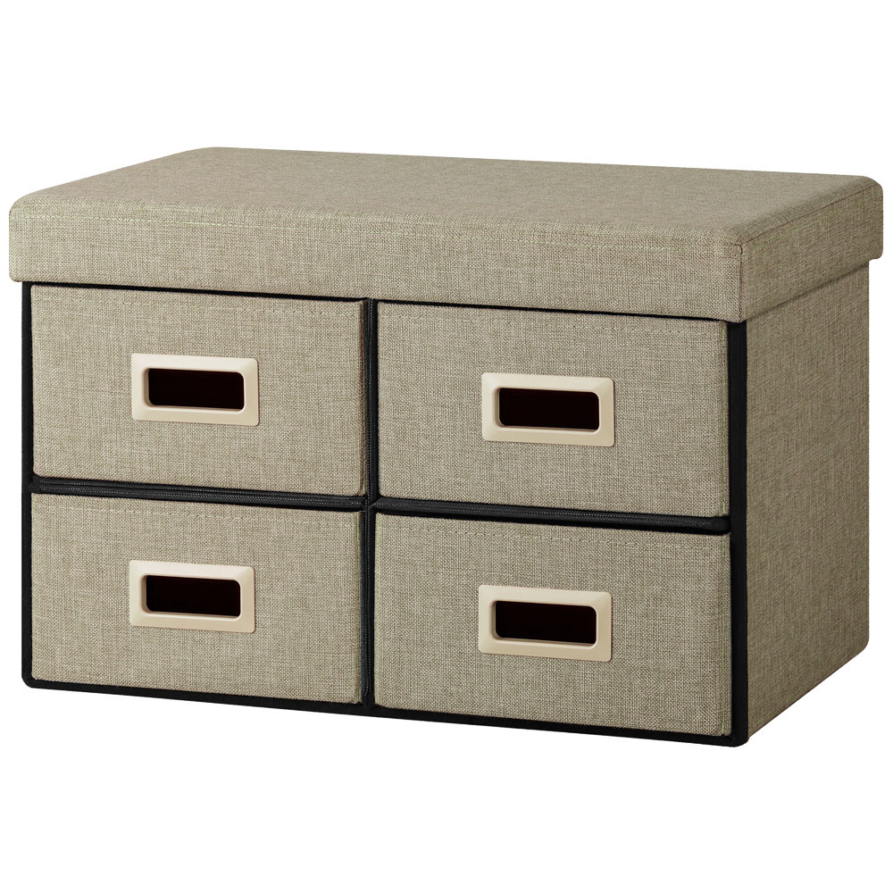 楽天市場】座れる 収納ボックス スツール おしゃれ 引き出し3個 4個 6