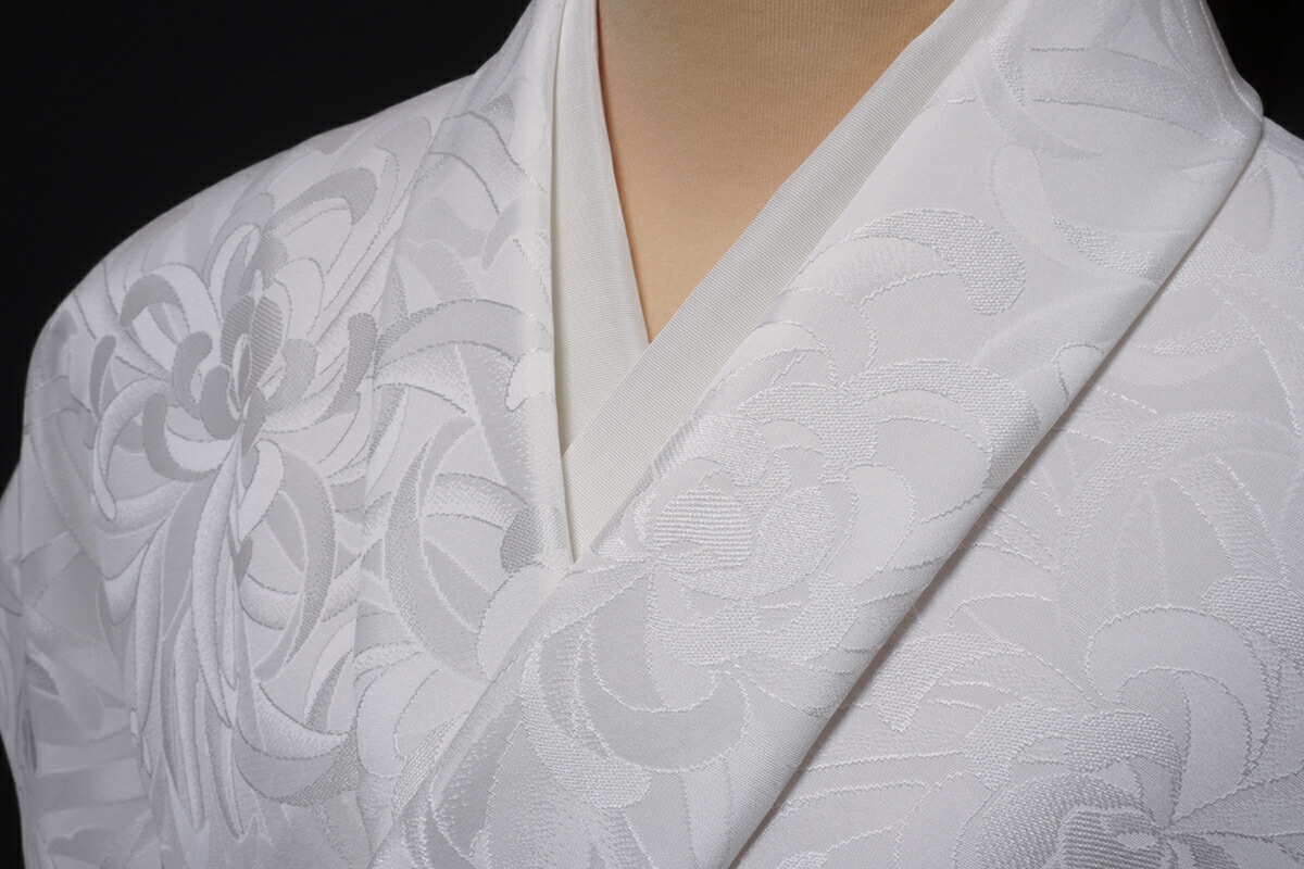 楽天市場】【色無地 紋意匠 菊詰文 誂え染】【反物1反・胴裏1枚・共色