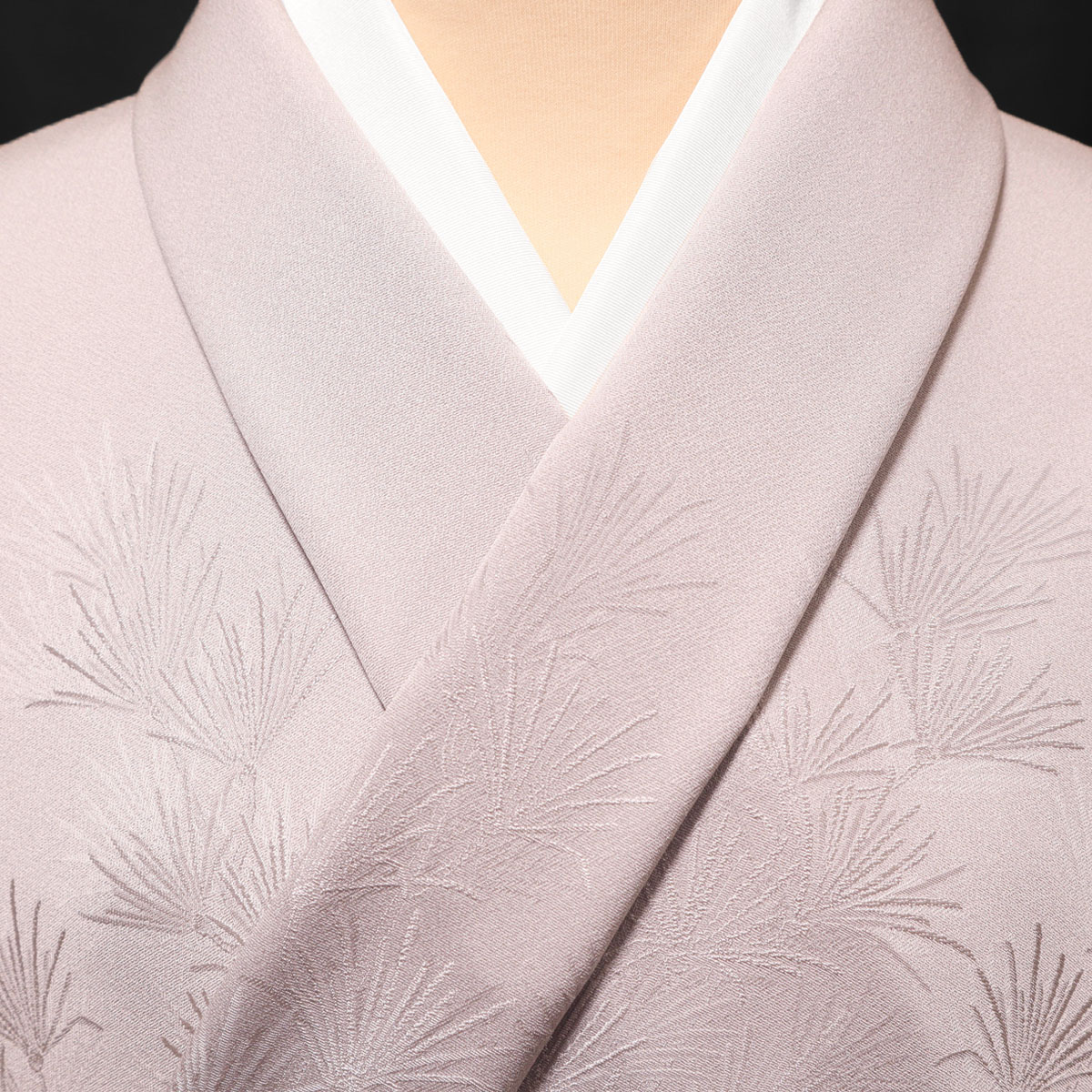 楽天市場】色無地 付下柄 高野槙 淡鈍藤【反物1反・胴裏1枚・共色八掛1