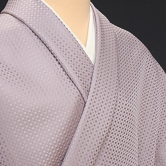 楽天市場】色無地 タイル文 鳩羽鼠色【反物1反・胴裏1枚・共色八掛1枚