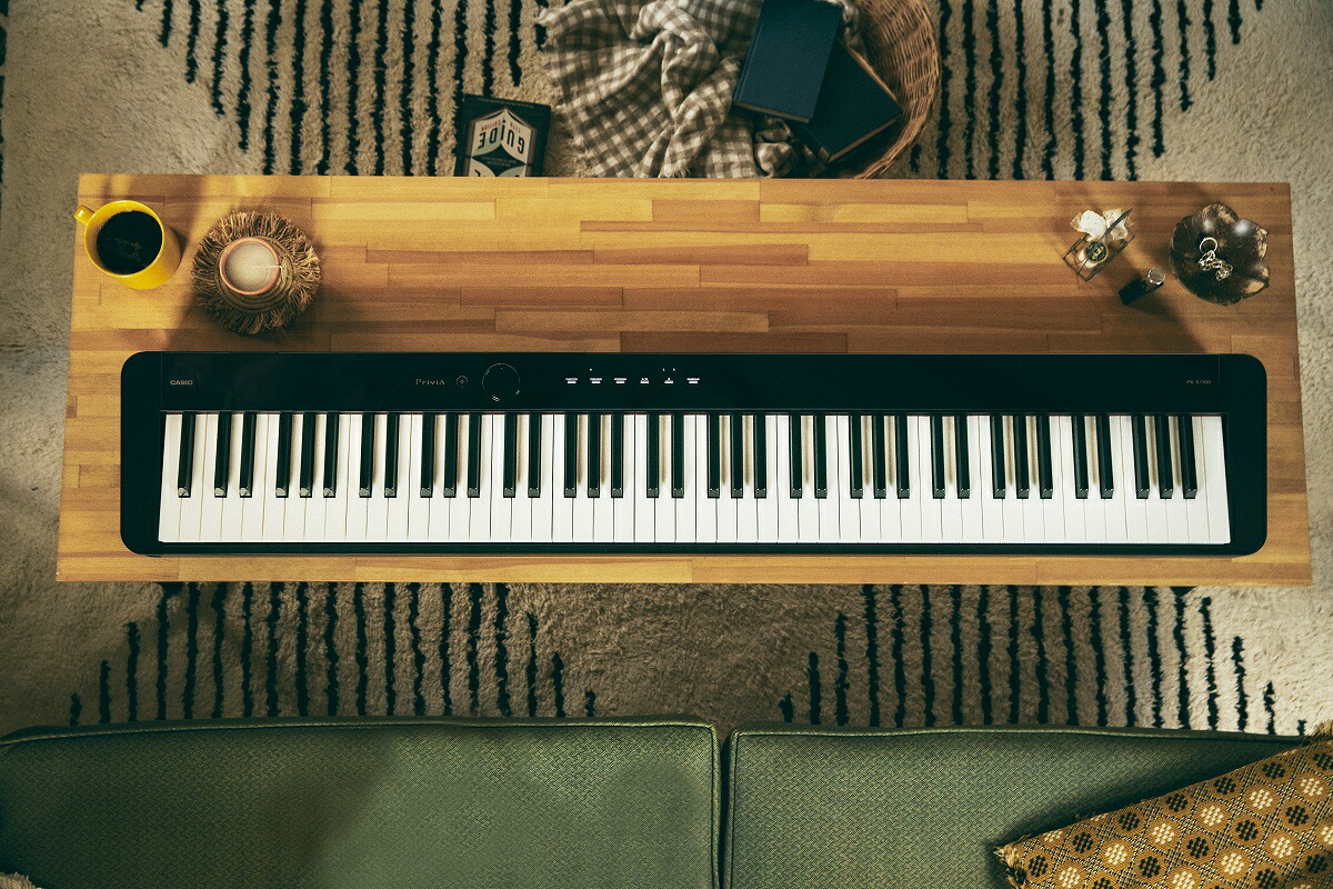 楽天市場】カシオ(CASIO)電子ピアノ Privia PX-S1100BK(ブラック) 88