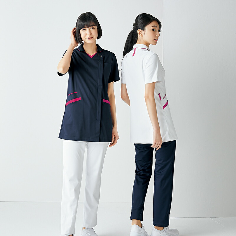 楽天市場】白衣 スクラブ 半袖 73-2274 [女性用] MONTBLANC 住商