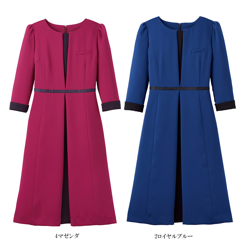 楽天市場】事務服 ワンピース 7725 ホテル フロント 受付 接客