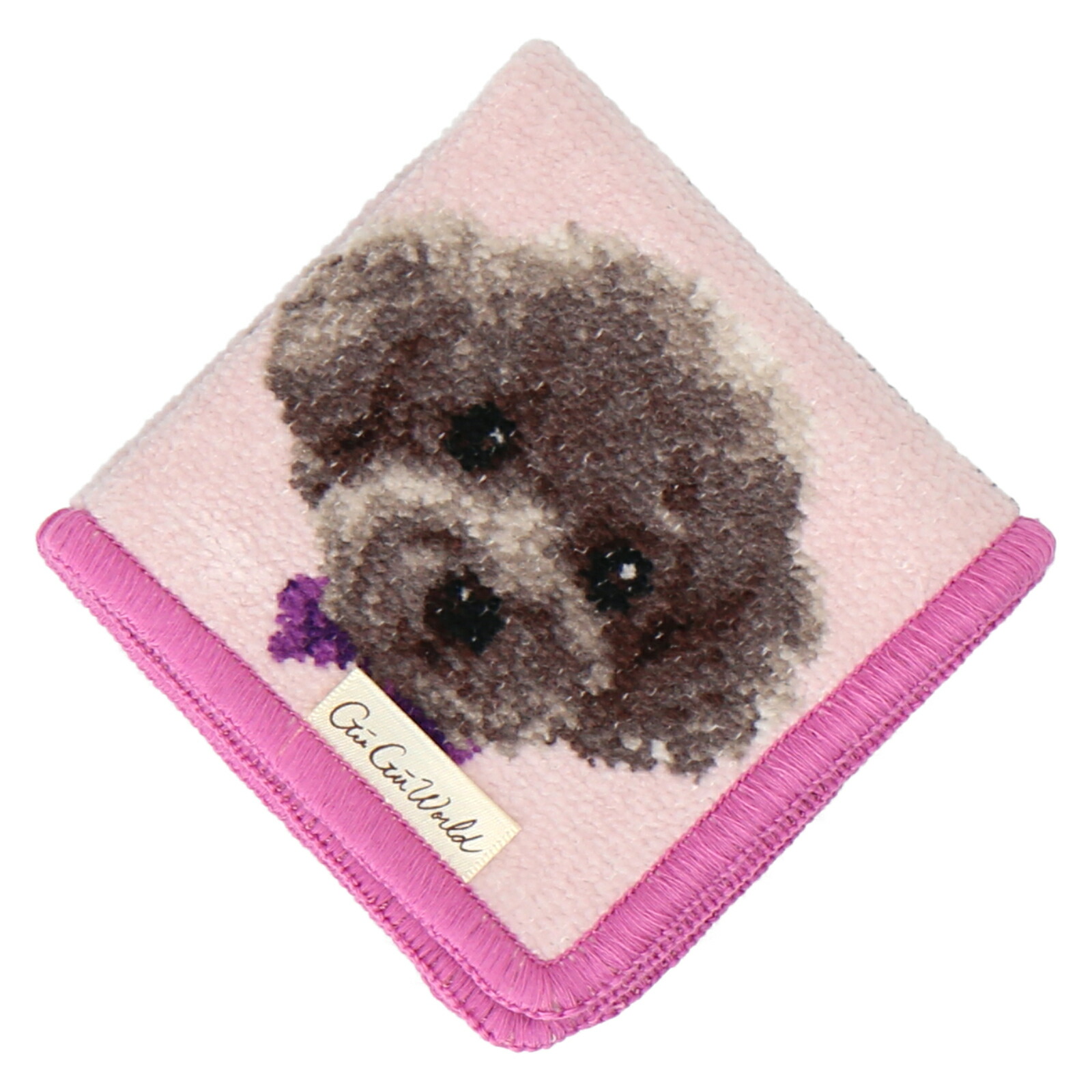 楽天市場】【グーグーワールド 】 シェニール織 タオルハンカチ 20cm