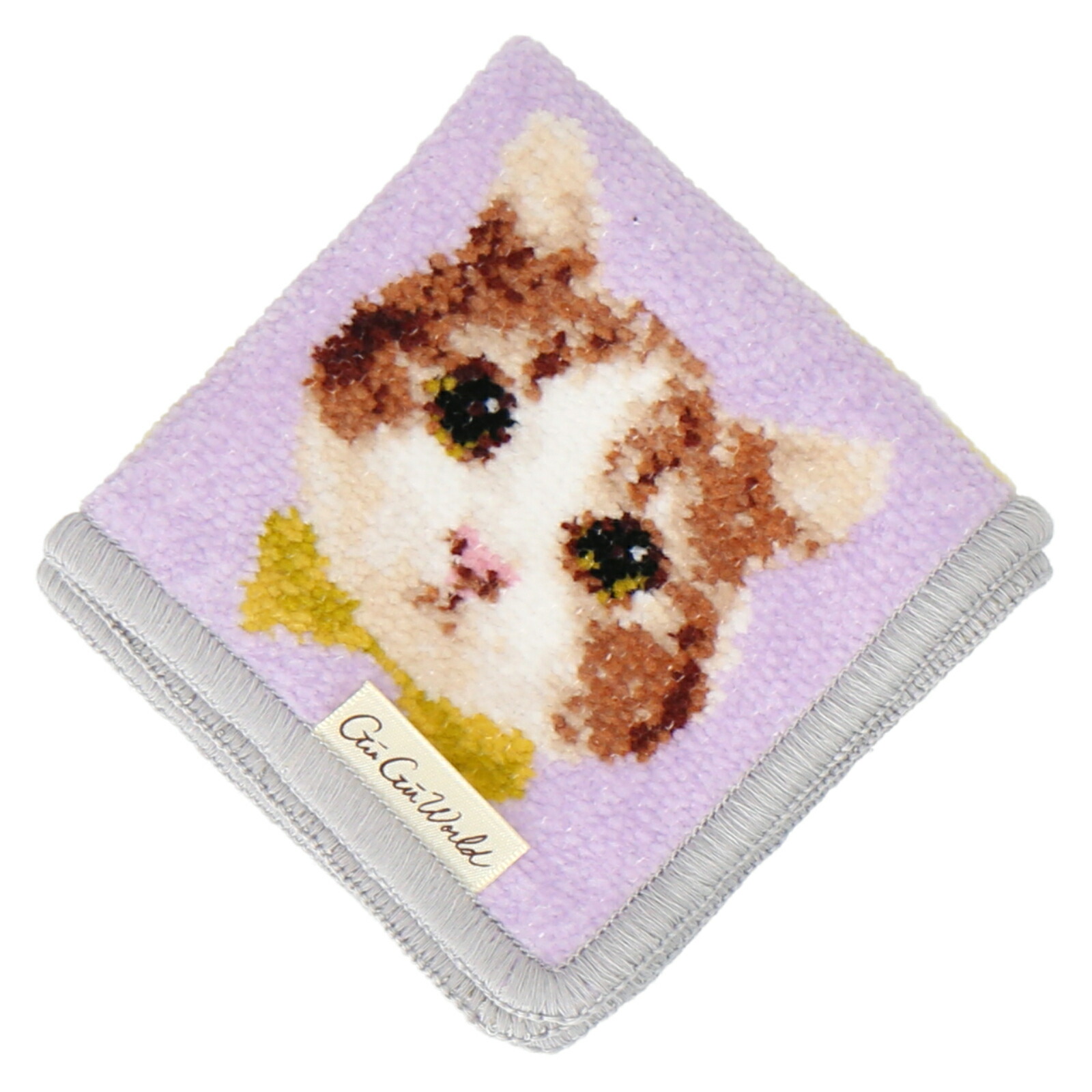 楽天市場】【グーグーワールド 】 シェニール織 タオルハンカチ 20cm