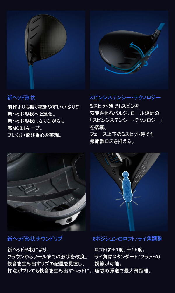 楽天市場】新作 ピン G440 LST ドライバー ツアー2.0ブラック 65