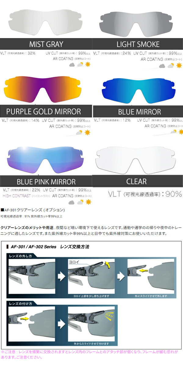 楽天市場】エアフライ AF-302SP レディース スポーツ サングラス