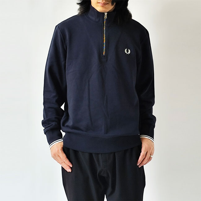 楽天市場】フレッドペリー スウェット FRED PERRY Half Zip Sweatshirt