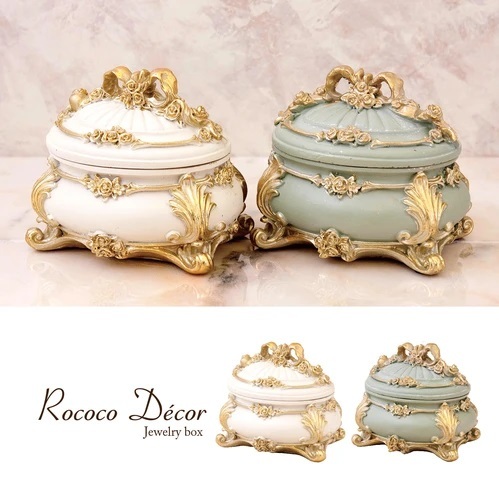 楽天市場】ロココデコ アンティークジュエリーボックス 小物入れ 大人