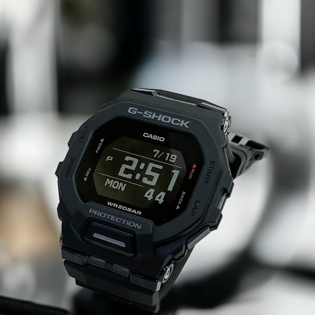 G-SHOCK デジタル腕時計 ブラック GBD-200 1JFガラスフィルム付 楽天