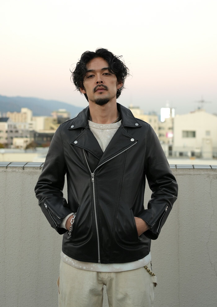 楽天市場】レザージャケット ライダース ダブル ダブルライダース
