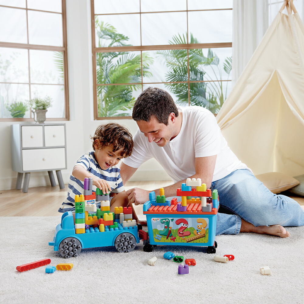 楽天市場】知育ブロック PolyM ポリエム 761802 つなげて遊ぼう