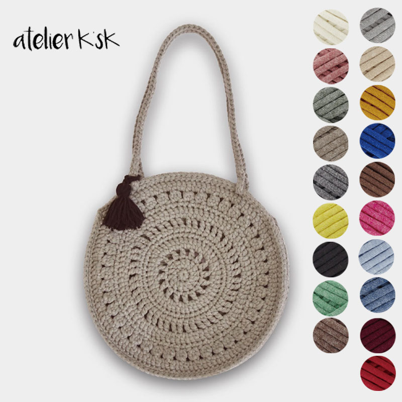 楽天市場】アトリエ K'sK 岡本啓子 かぎ針編み 手編みキット セサミの