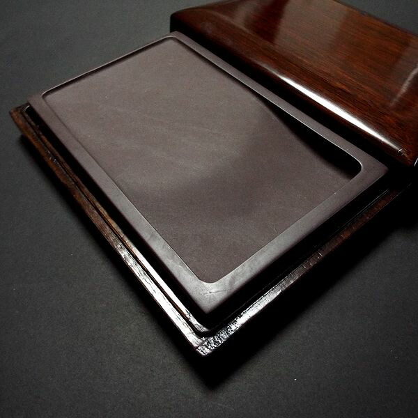 楽天市場】書道硯 宋坑端渓硯 角型 9吋｜書道 書道用品 すずり 天然石